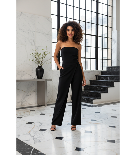 Femme portant la Combinaison Joy - Combinaison chic décontractée BONITALUZ