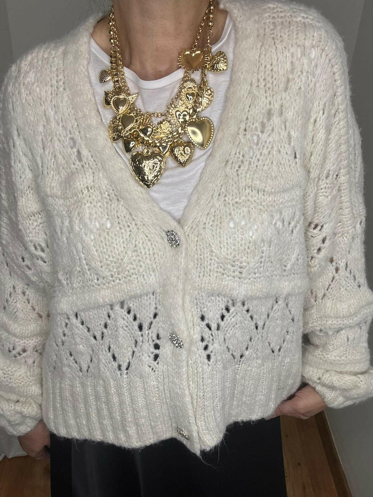 Gilet Pablo crème.