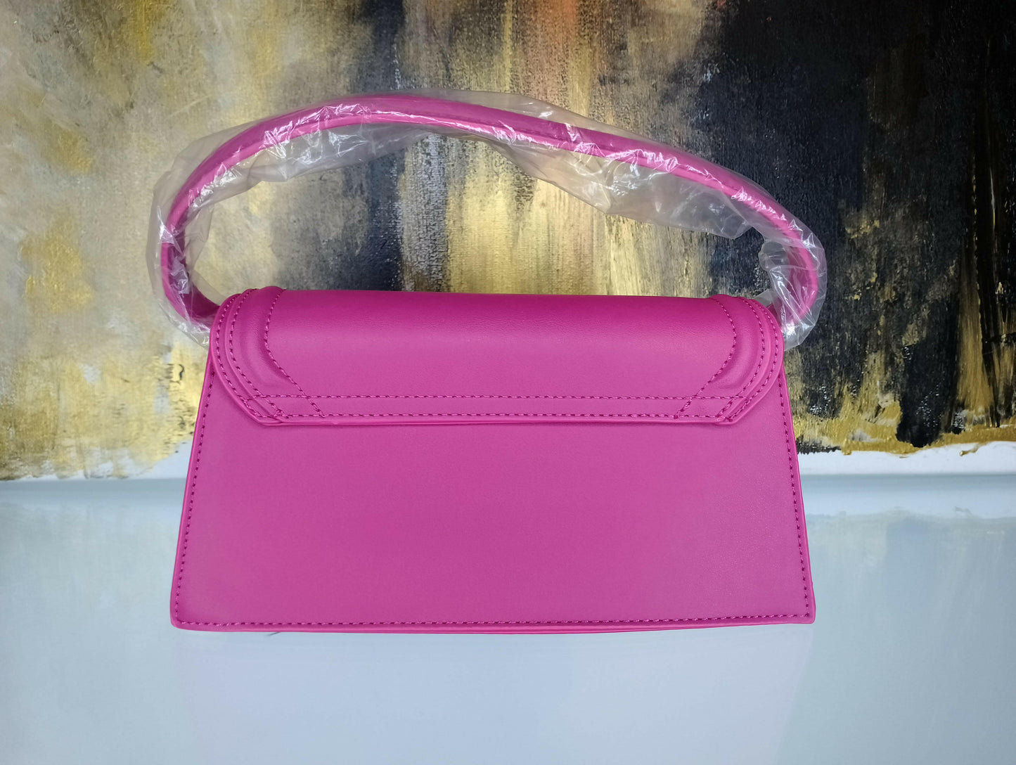 Sac Acanthe camel naturel chaleureux, vue finale - sac doublure polyester recyclée respectueux environnement pour style de vie conscient