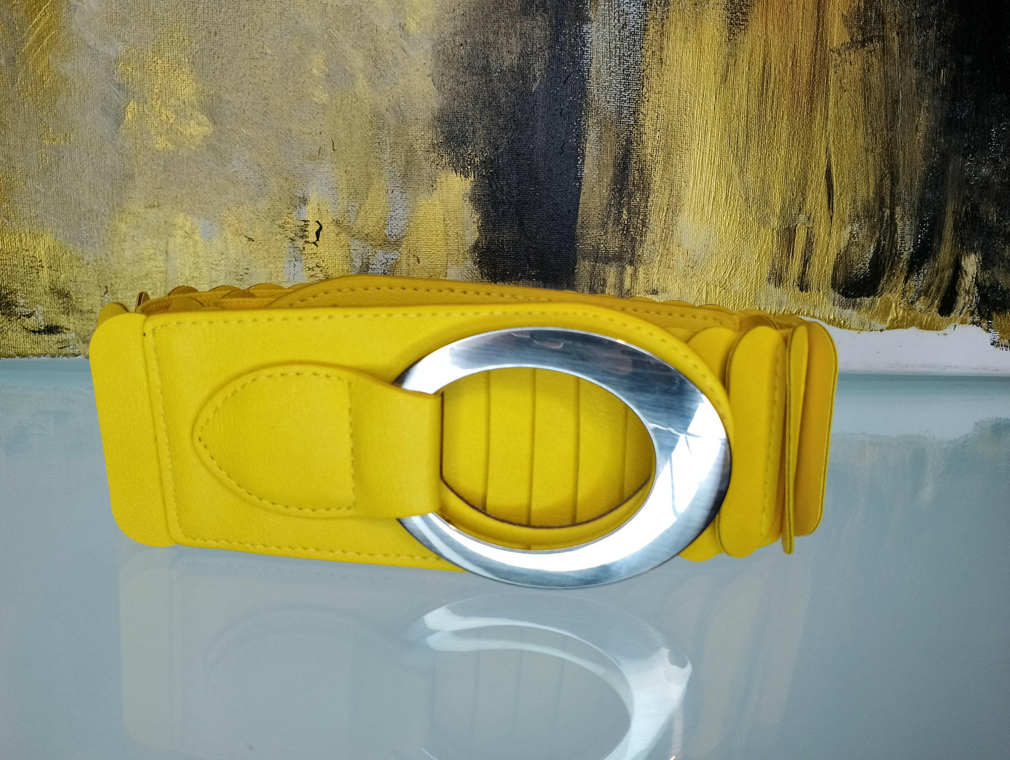 Ceinture Ariella rappel couleur sophistiqué, vue complète - ceinture facile d'entretien chiffon humide pour femmes aimant changer style et couleur, addition parfaite garde-robe