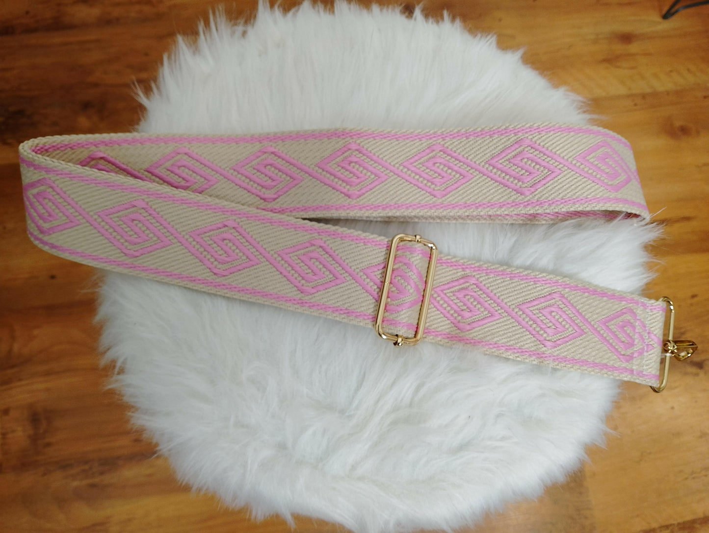Sangle sac Léa accessoire multifonction, vue complète - sangle toutes saisons facile d'entretien coup de chiffon