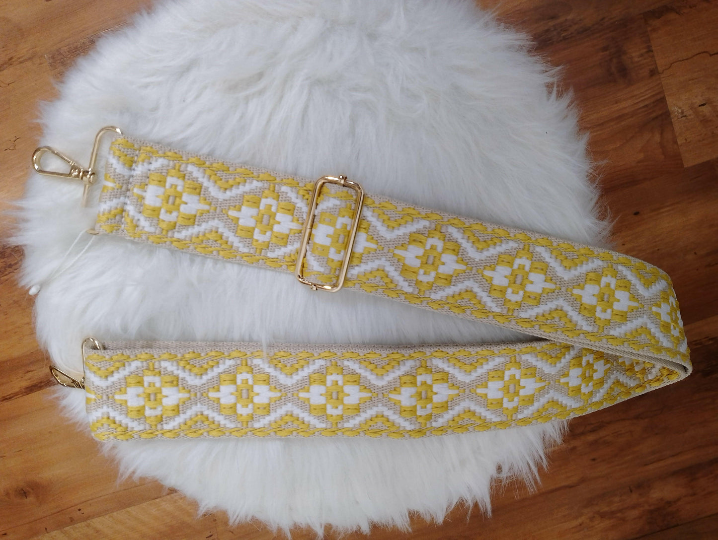 Sangle sac Léa accessoire multifonction, vue complète - sangle toutes saisons facile d'entretien coup de chiffon