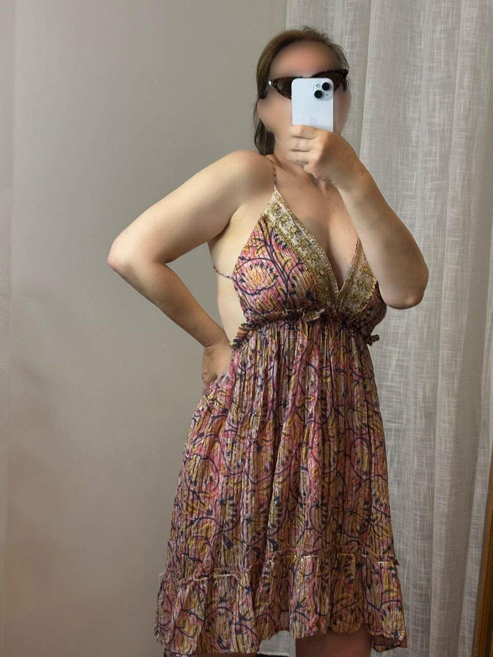Robe bohème courte Pim.