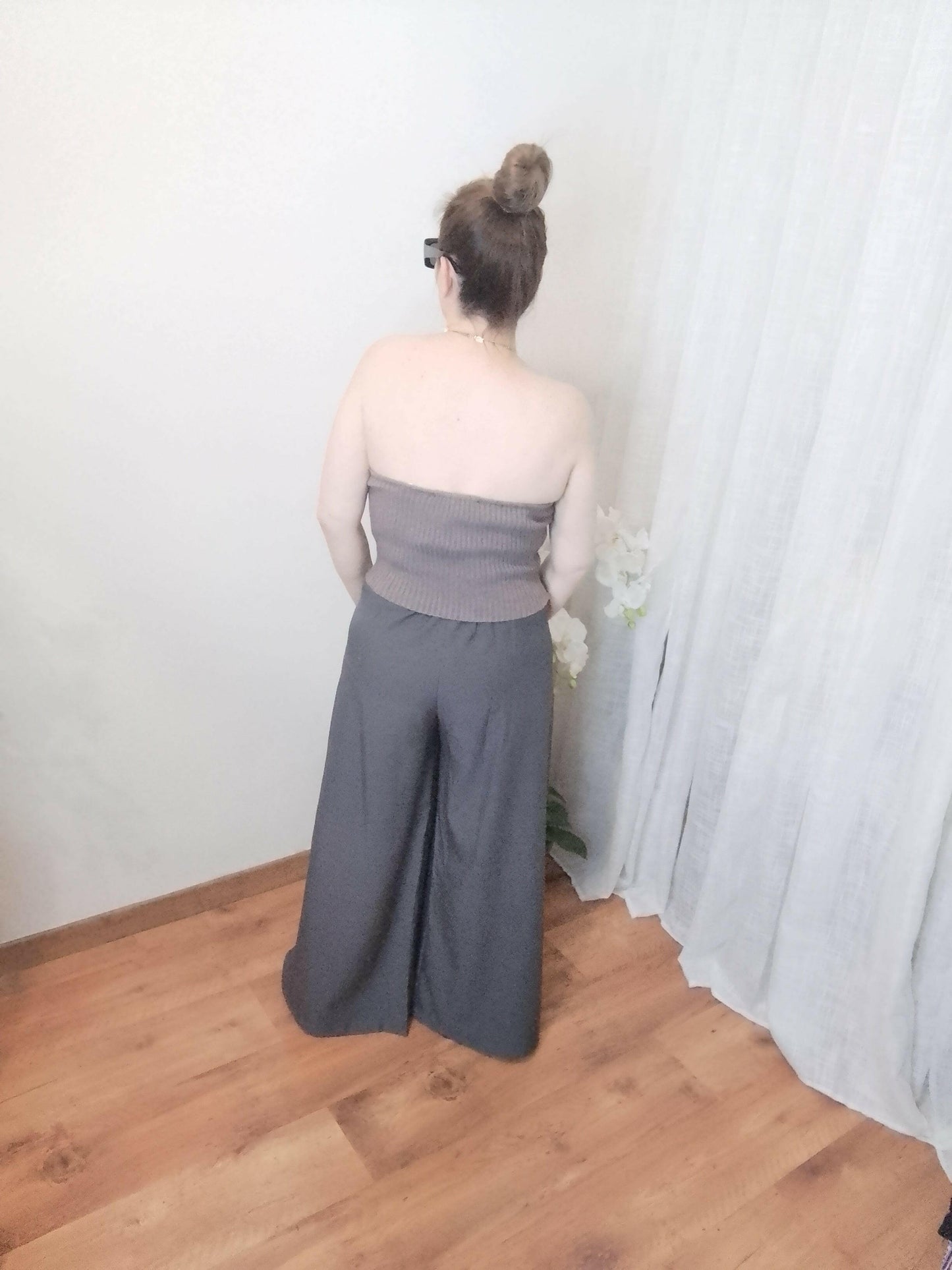 Pantalon Eddy gris.