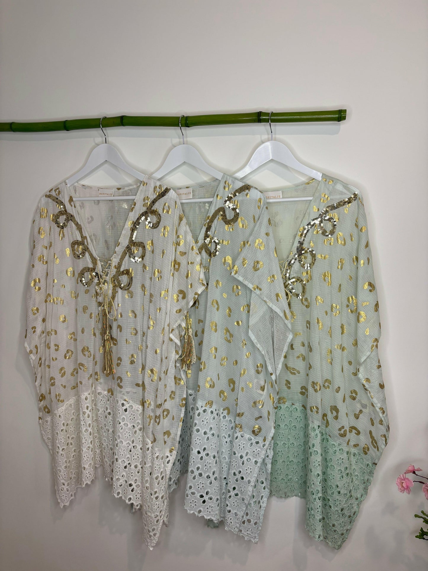 "Tunique plage Mia - robe légère 100% coton, confort et style vacances BONITALUZ"