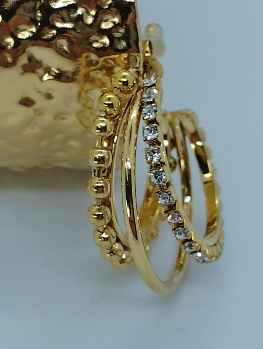 Boucles Alexandra style unique polyvalent, vue portée - boucles sans nickel pour occasions formelles informelles, anniversaires et vacances