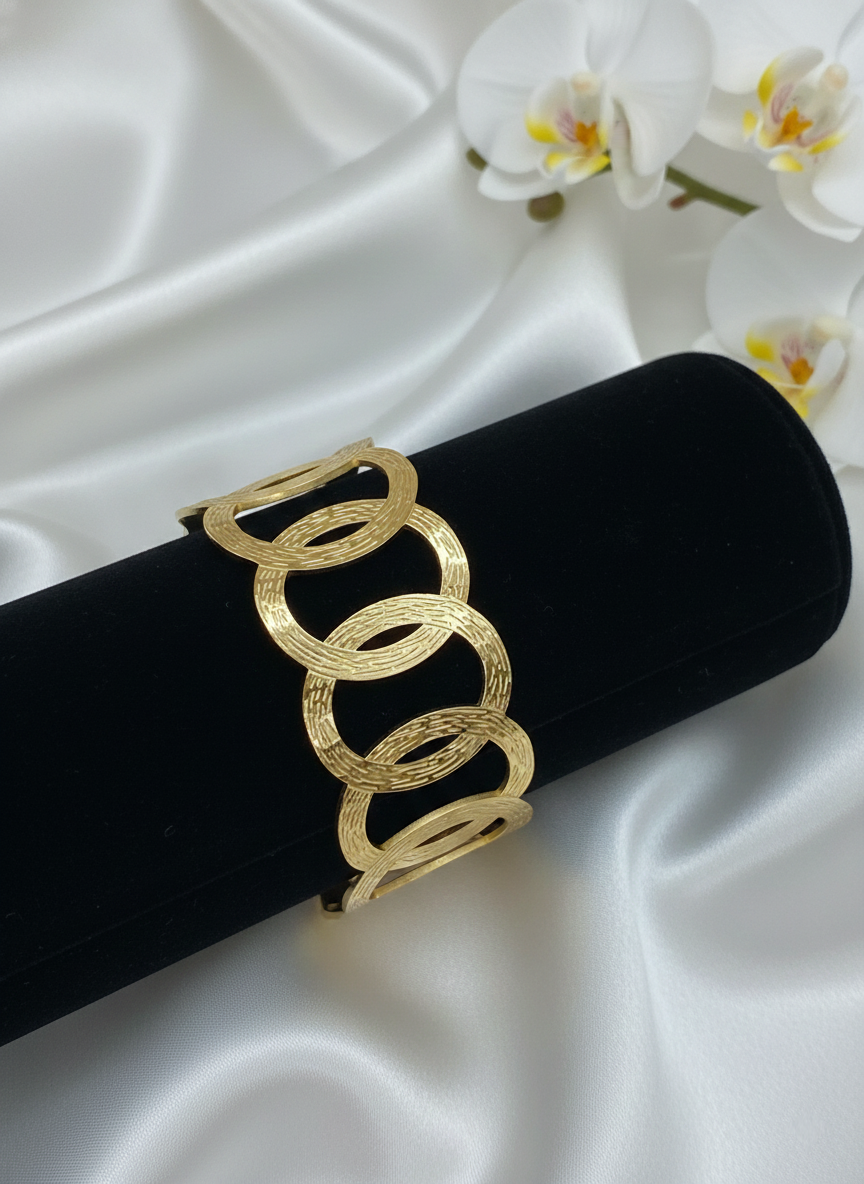 Bracelet acier inoxydable Gaïa - élégance simple et design unique