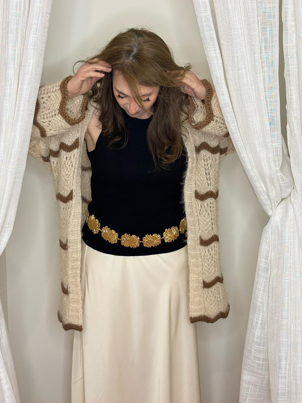 Ceinture chaîne Armonia de fleurs - Ceinture dorée fleurs BONITALUZ