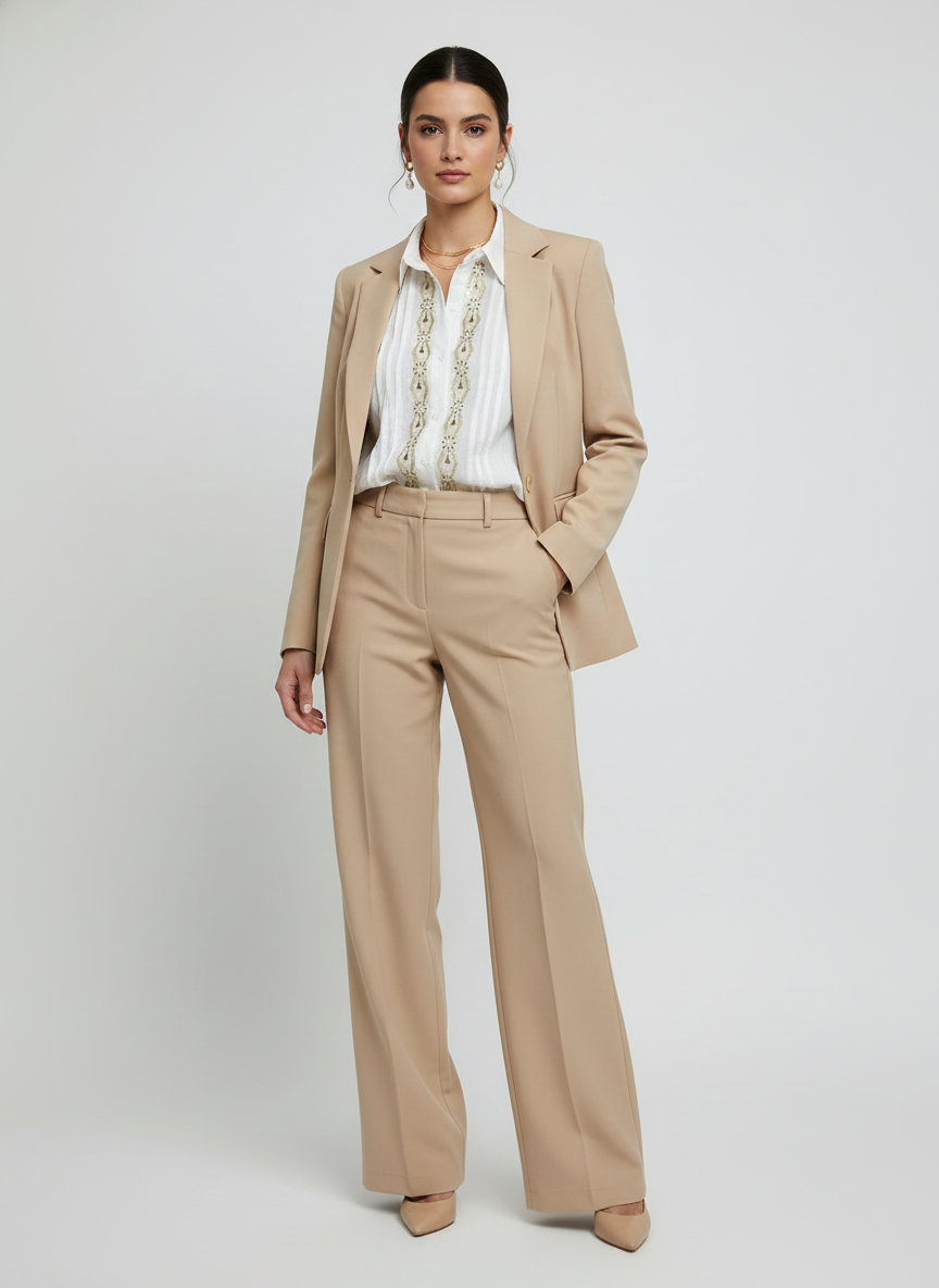 Chemise Tina - broderie artisanale romantique sur coton premium