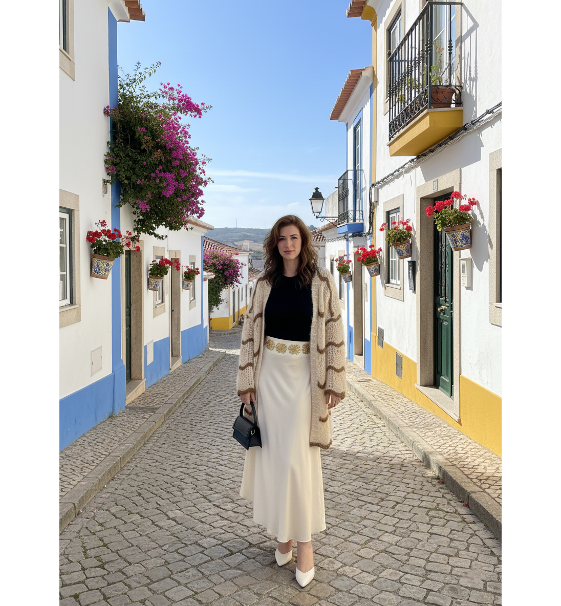 "Gilet Amélie rayures fantaisie - 5 coloris tendance disponibles, style humeur BONITALUZ"