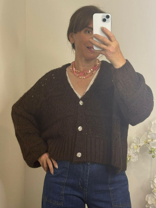 Gilet Pablo chocolat.