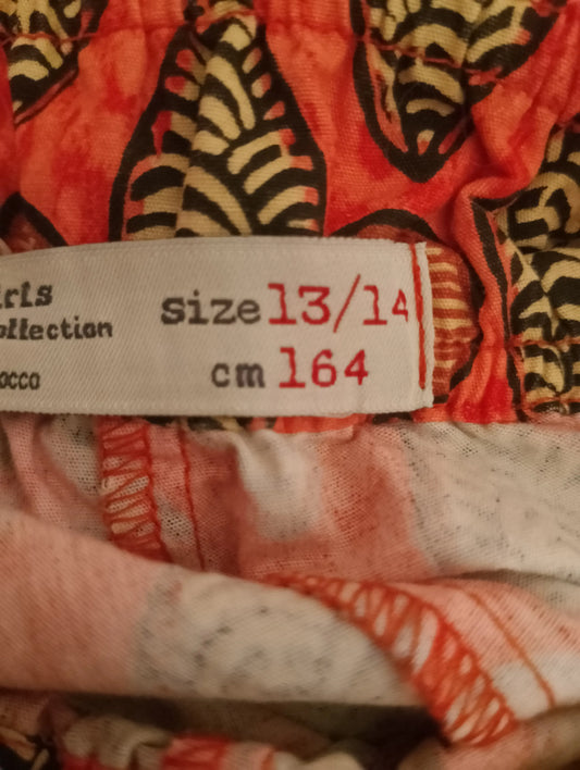 Pantalon imprimé ethnique – Zara Kids Fille 13/14 ans — Seconde Main ✨