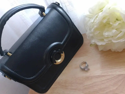 Sac Noa BONITALUZ noir - sac à main structuré avec poignée et sangle d'épaule amovible