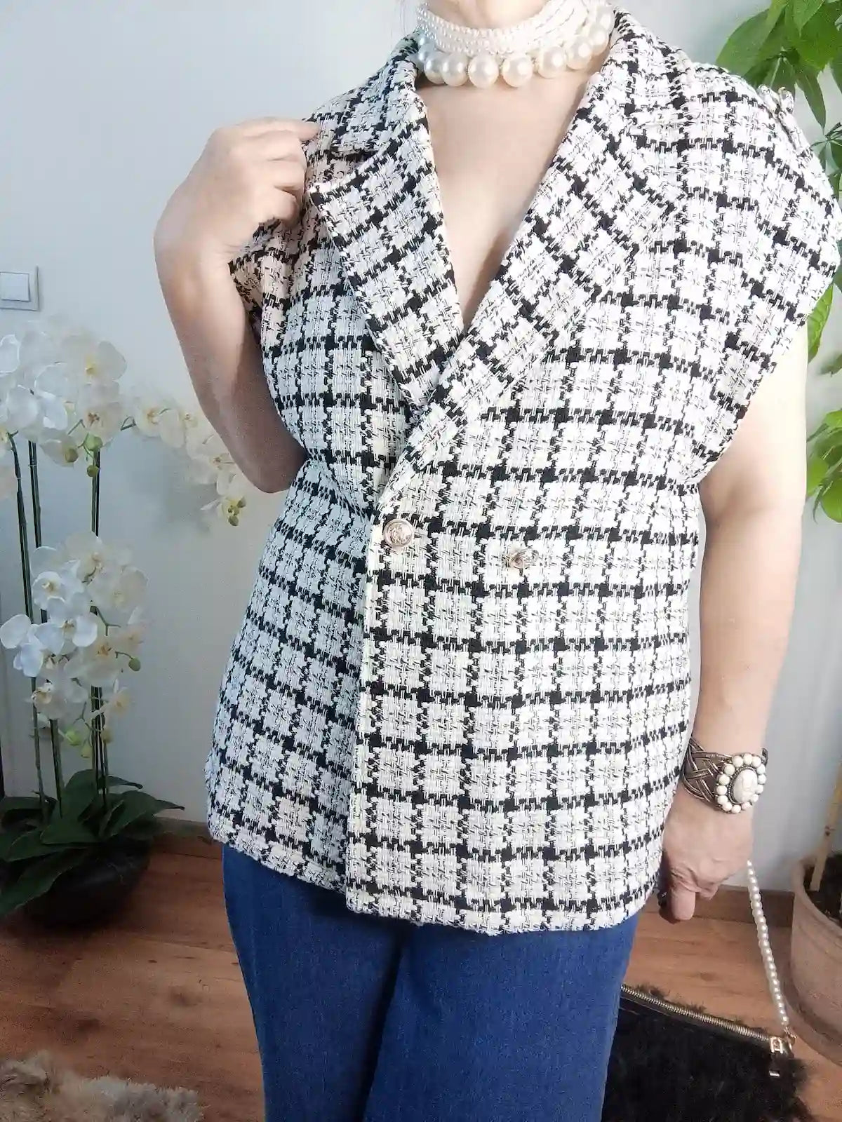 Veste Armonia dos femme coupe ajustée élégante BONITALUZ