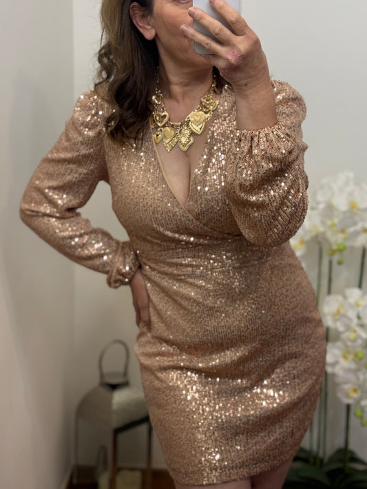 Robe à paillettes Gisèle