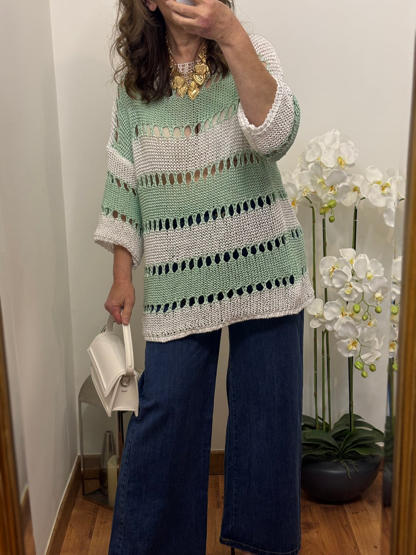 Aqua Sweater