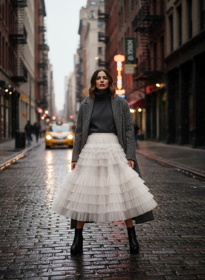 🤍 Jupe Rosalia Blanche - La pureté élégante. Craquez pour Rosalia ! Cette jupe blanche immaculée incarne la féminité pure et l'élégance intemporelle. Un must-have qui illumine instantanément tous vos looks.
