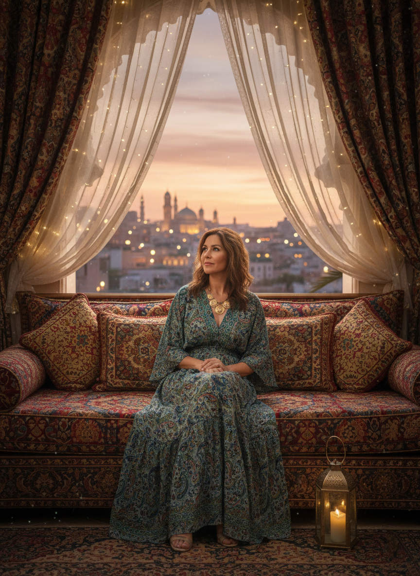 "Robe Rosie longue - vue arrière soie légère, élégance pour occasions spéciales"