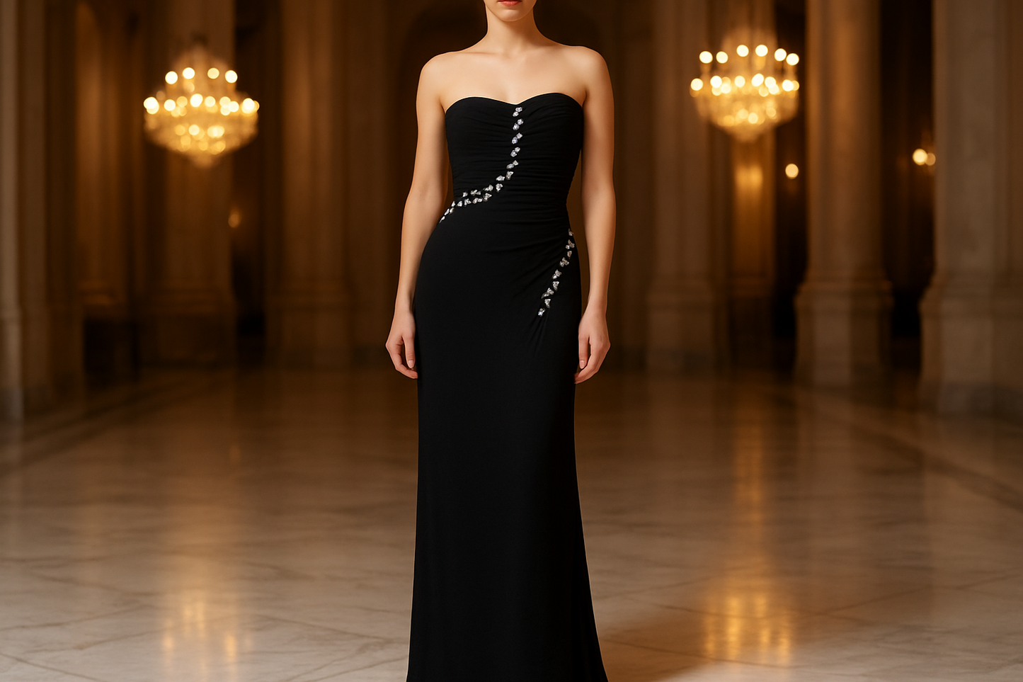 Robe longue Joy - élégance infinie et silhouette de déesse