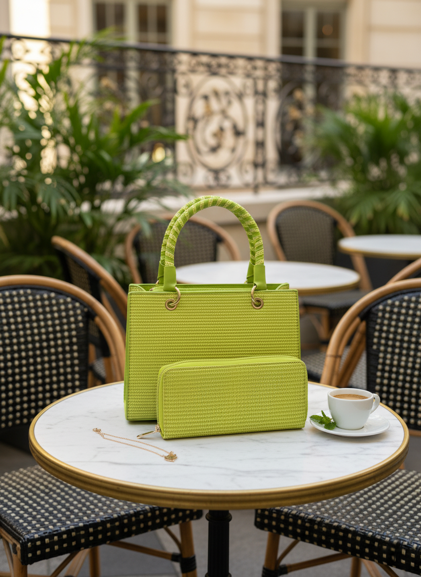 "Sac Anissa compact BONITALUZ - détail sac coloré élégant, praticité sorties femme