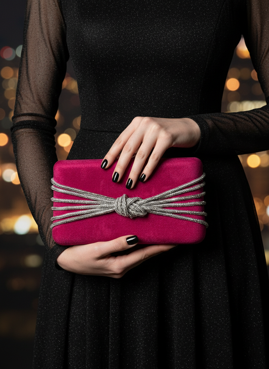 "Sac Rosaria BONITALUZ - sac cadre à charnières fermeture haut, style unique femme"