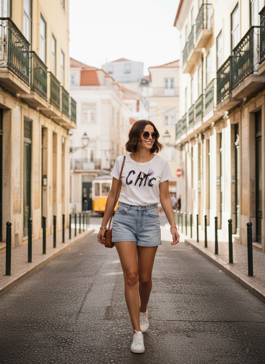 Tee-shirt CHIC - pièce signature pour un look casual chic