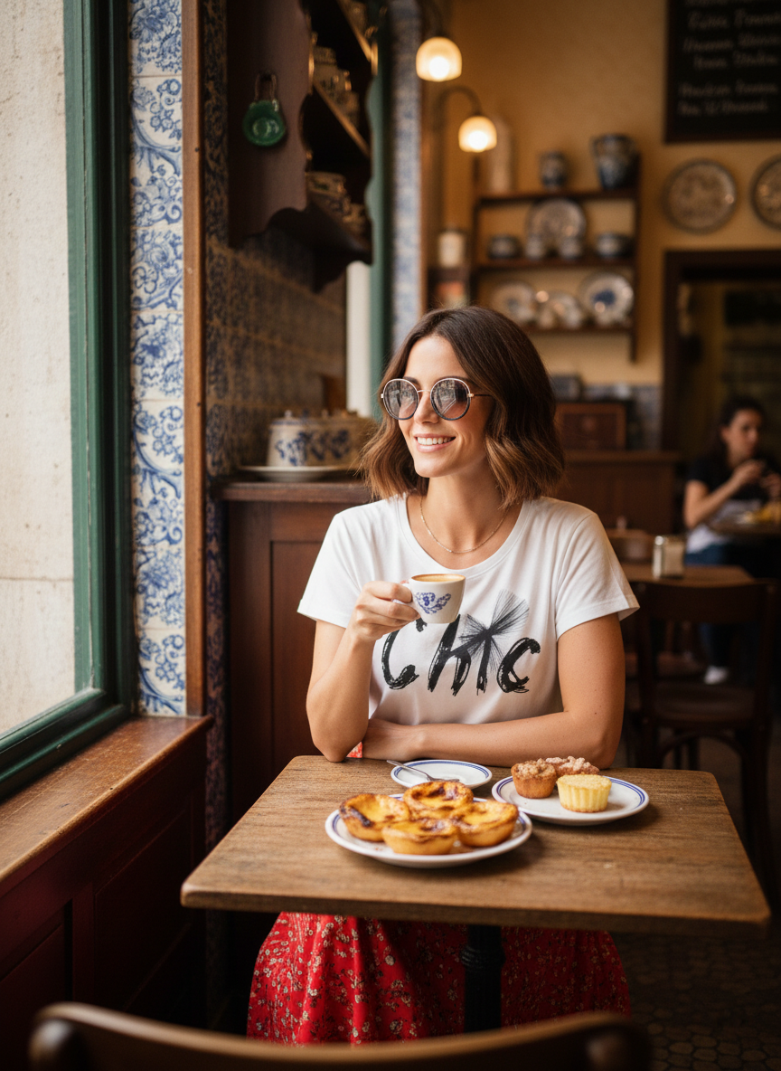 Tee-shirt CHIC blanc - art du casual chic en 100% coton