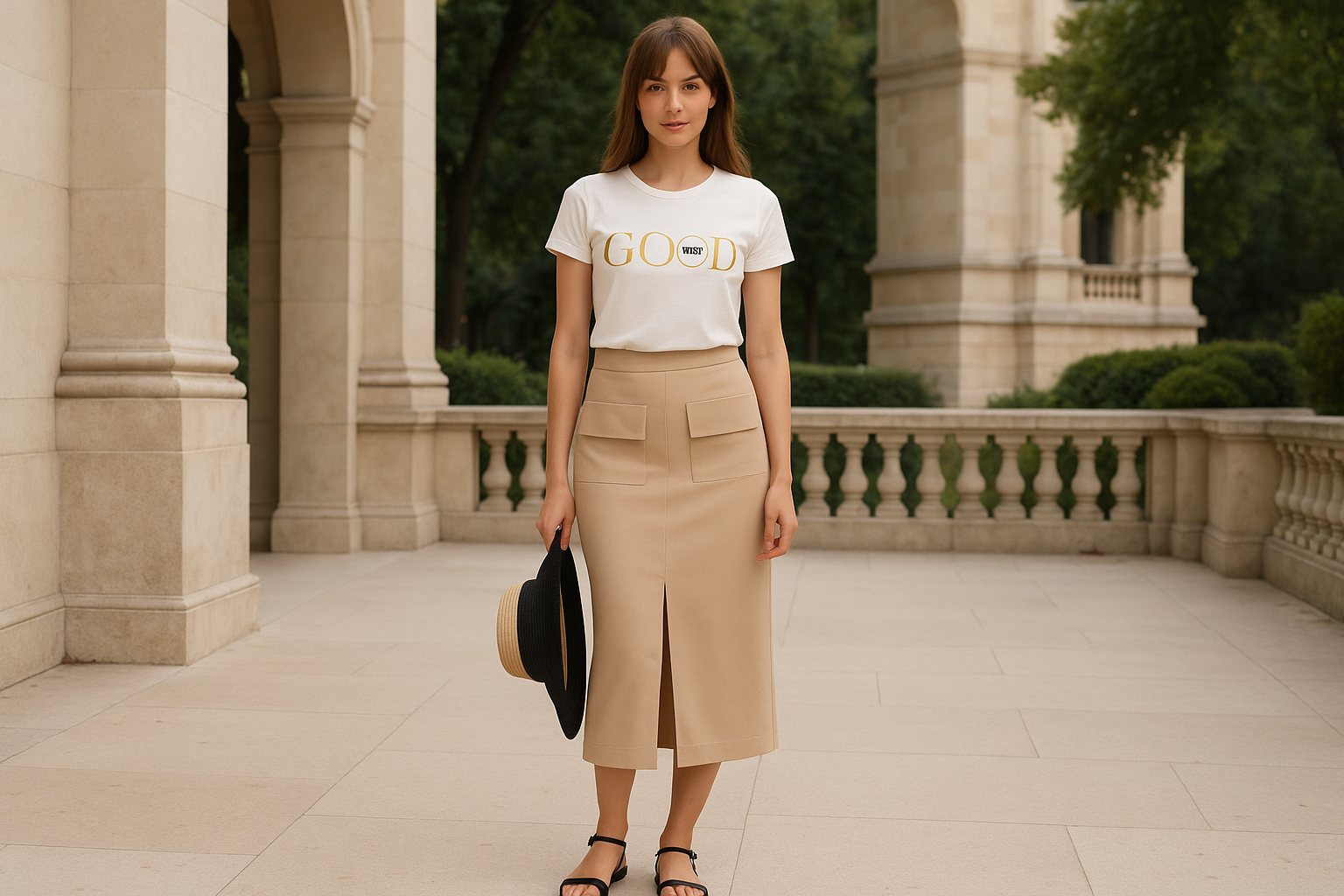 Jupe Gargo mouvement - Jupe légère aérienne BONITALUZ