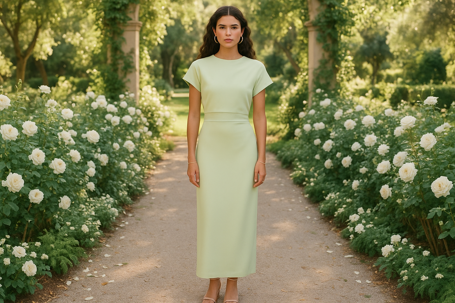 Robe Menta style exact jardin mariage